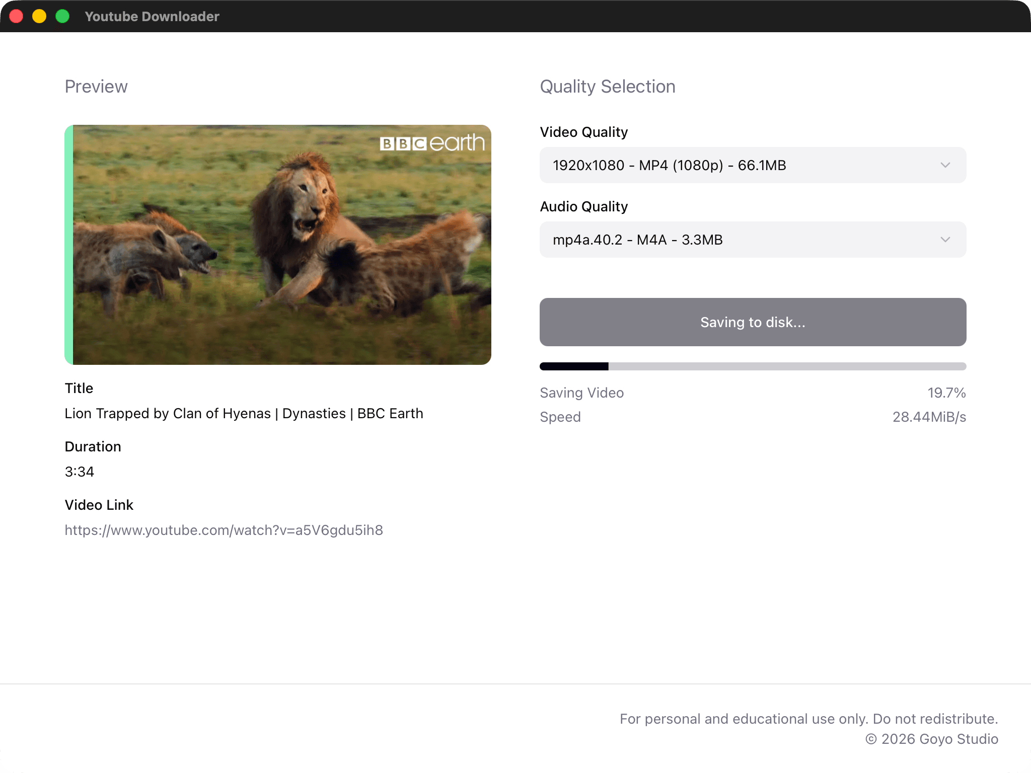 Simple YouTube Downloader